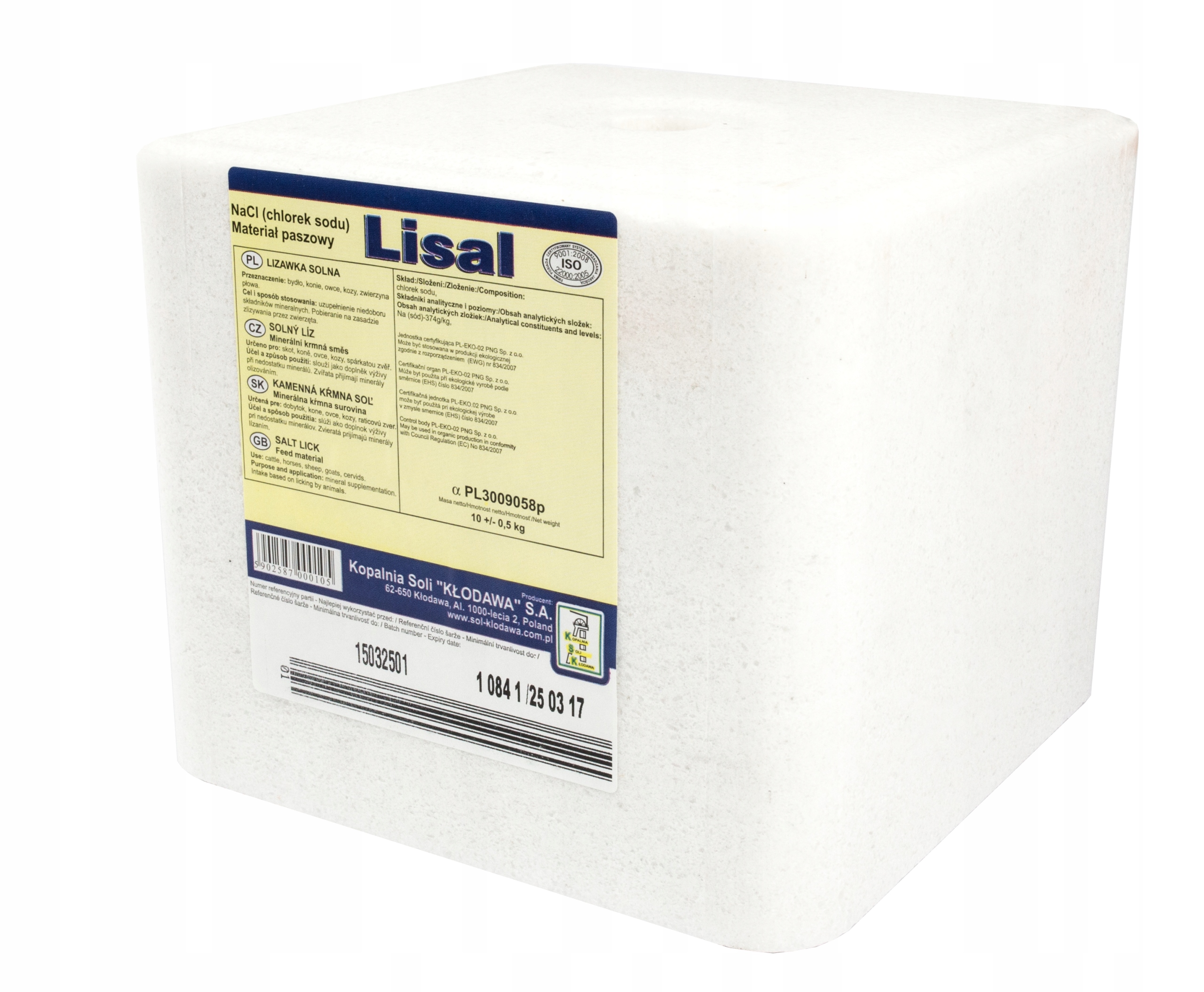 

Lizawka Solna Milti Lisal Se sól biała 10kg