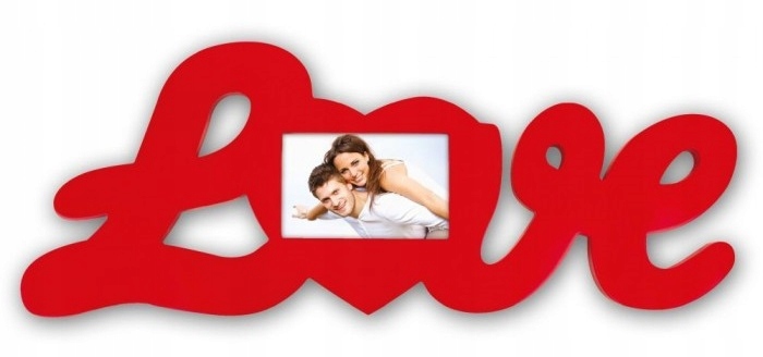 

Ramka na zdjęcie 10x15 napis na ścianę love duży