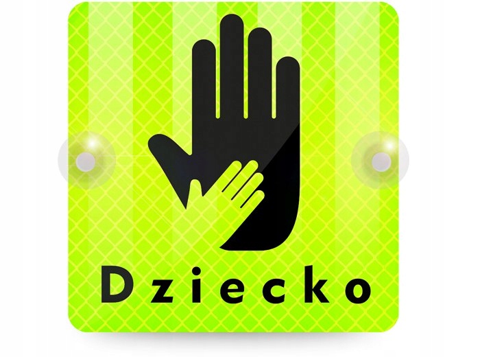 

Dziecko W Aucie Odblask Neon Na Auto Przyssawki