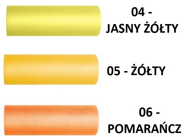 TIUL DEKORACYJNY 15CM NA ROLCE AŻ 9,1m ŚLUB WESELE Rodzaj tiul