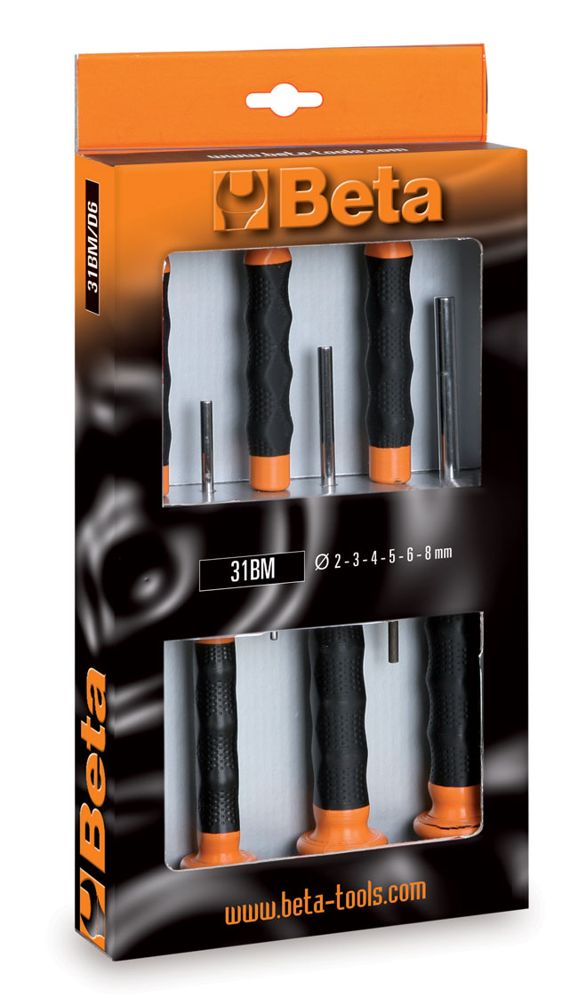 Набор цилиндрических перфораторов 6 шт. бета 31BM / D6