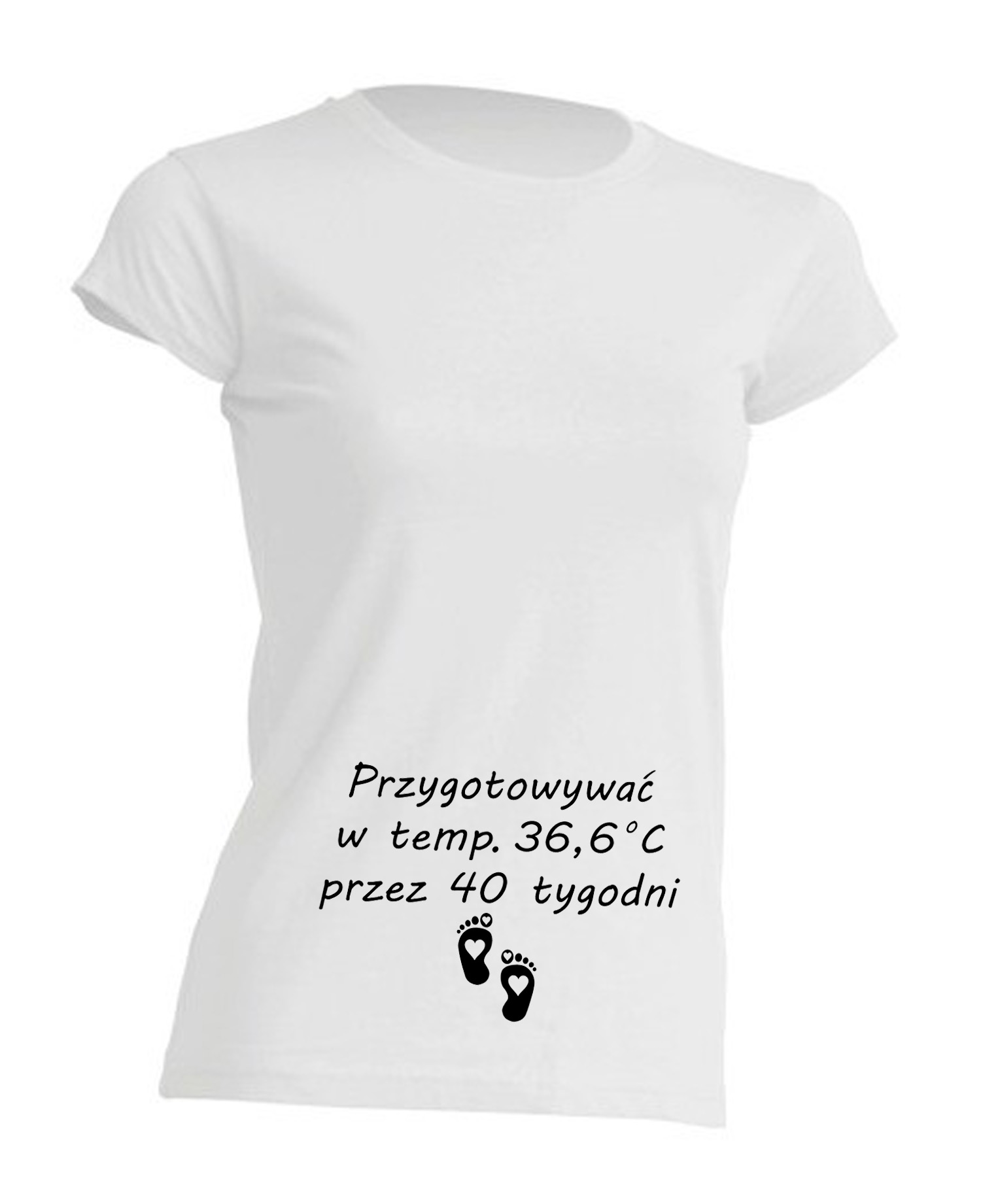

Koszulka przyszłej mamy kobiety w ciąży 40 tygodni