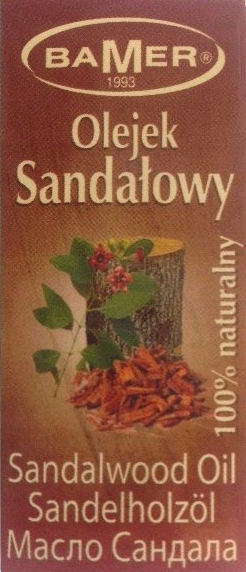 

Olejek Eteryczny Sandałowy 100% Naturalny Bamer