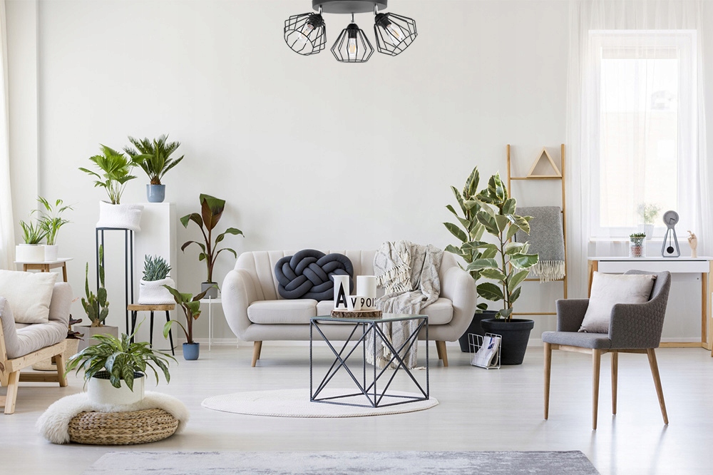 LAMPA WISZĄCA SUFITOWA ŻYRANDOL PLAFON DIAMENT LED Szerokość produktu 36 cm