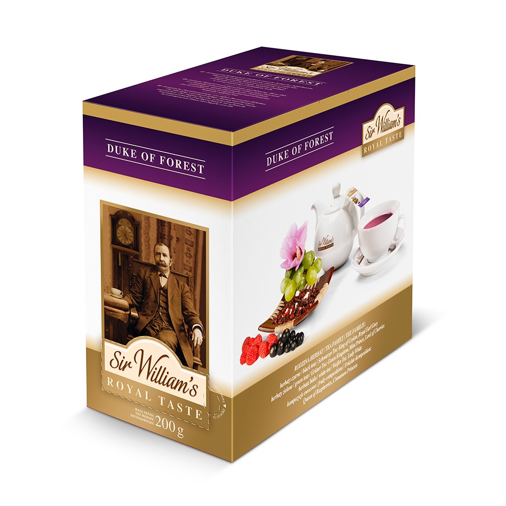 Herbata Owocowa Sir William's Tea Duke of Forest 50 Saszetek Owoce Leśne