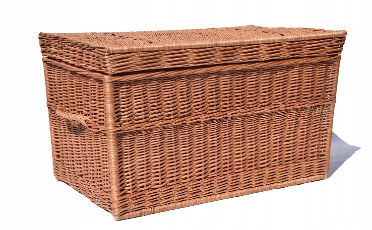 Proutěný kufr Proutěná truhla Wiklina 70 cm