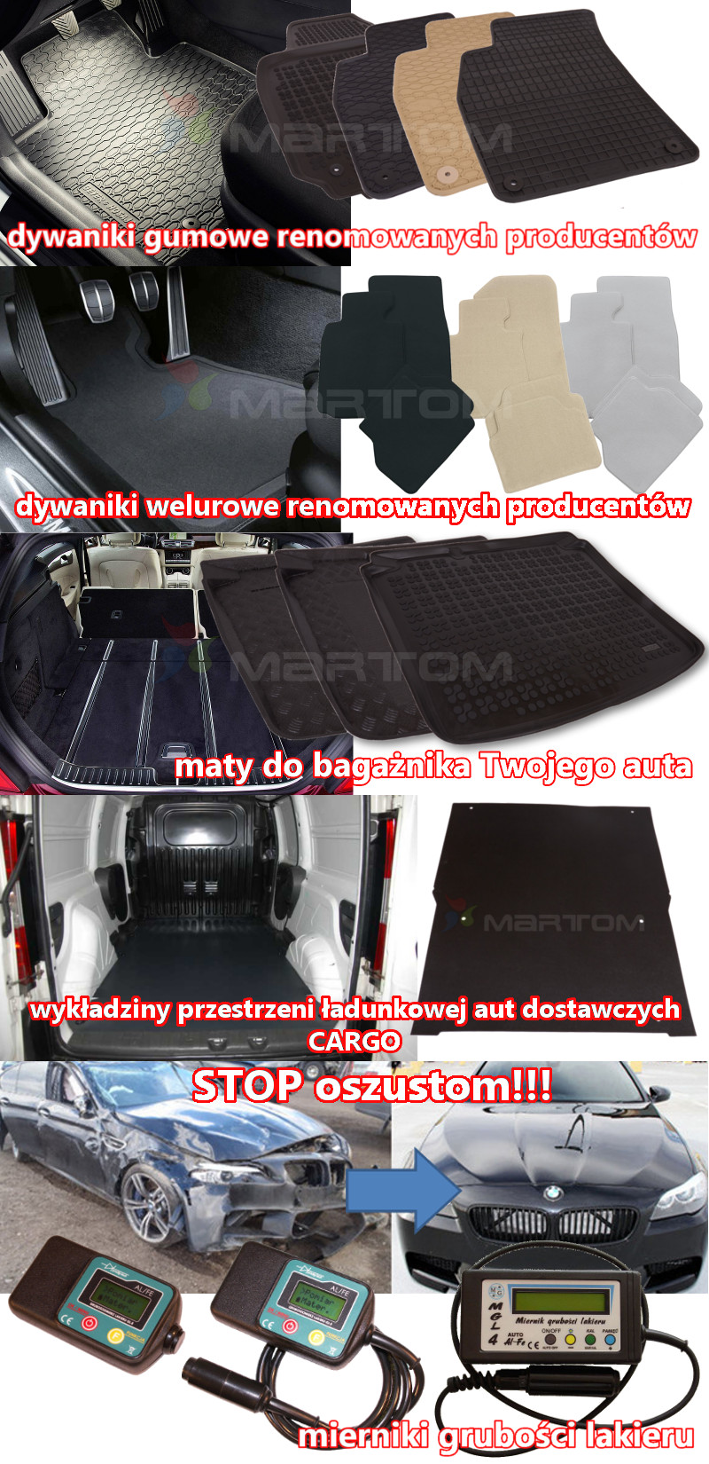 VW TIGUAN I 2007-2017 TIGUAN III 2024- MATA BAGAŻNIKA GUMA Waga produktu z opakowaniem jednostkowym 2.15 kg