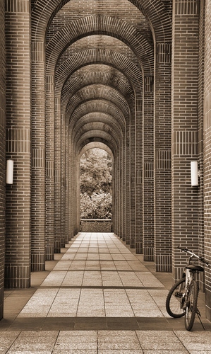 

Fototapeta 3D fliz Uliczka Tunel Przejście Widok