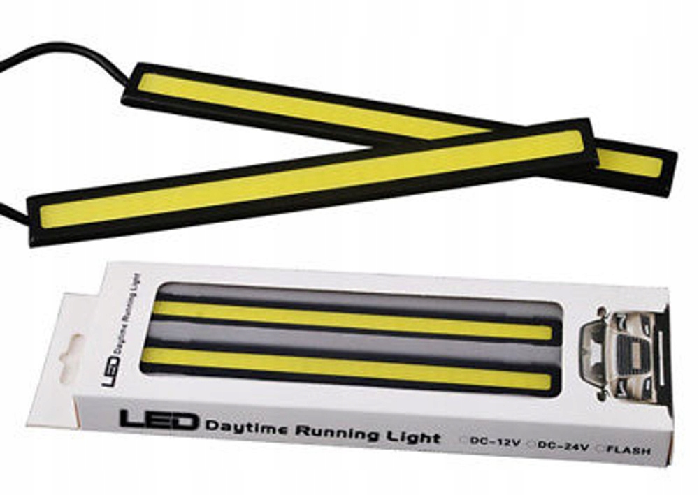 

Światła dzienne Drl Cob Led 16W 2szt 2x 650lm