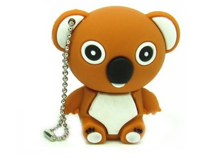 Pendrive Usb 32 Gb Koala Maci Barna Maci +kulcstartó