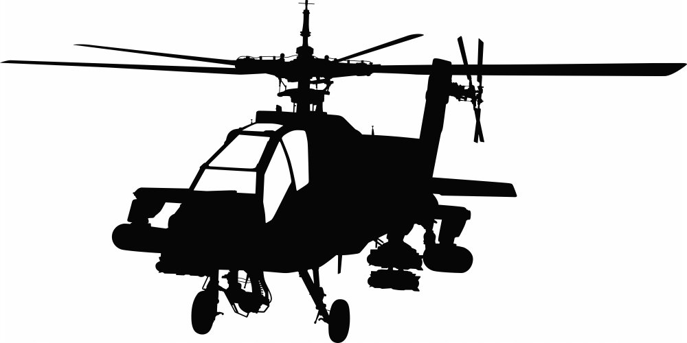 

Naklejka na ścianę Helikopter bojowy 200 x 100 cm