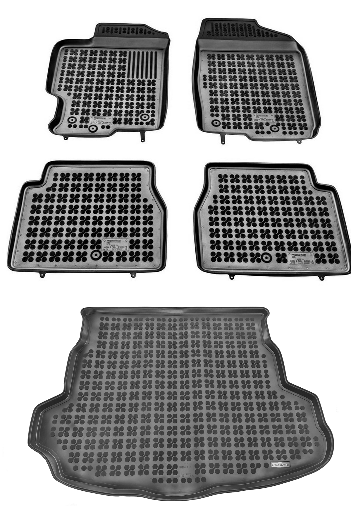 Sada: Gumové rohože rohož batožinového priestoru Mazda 6 2008-2012 hatchback