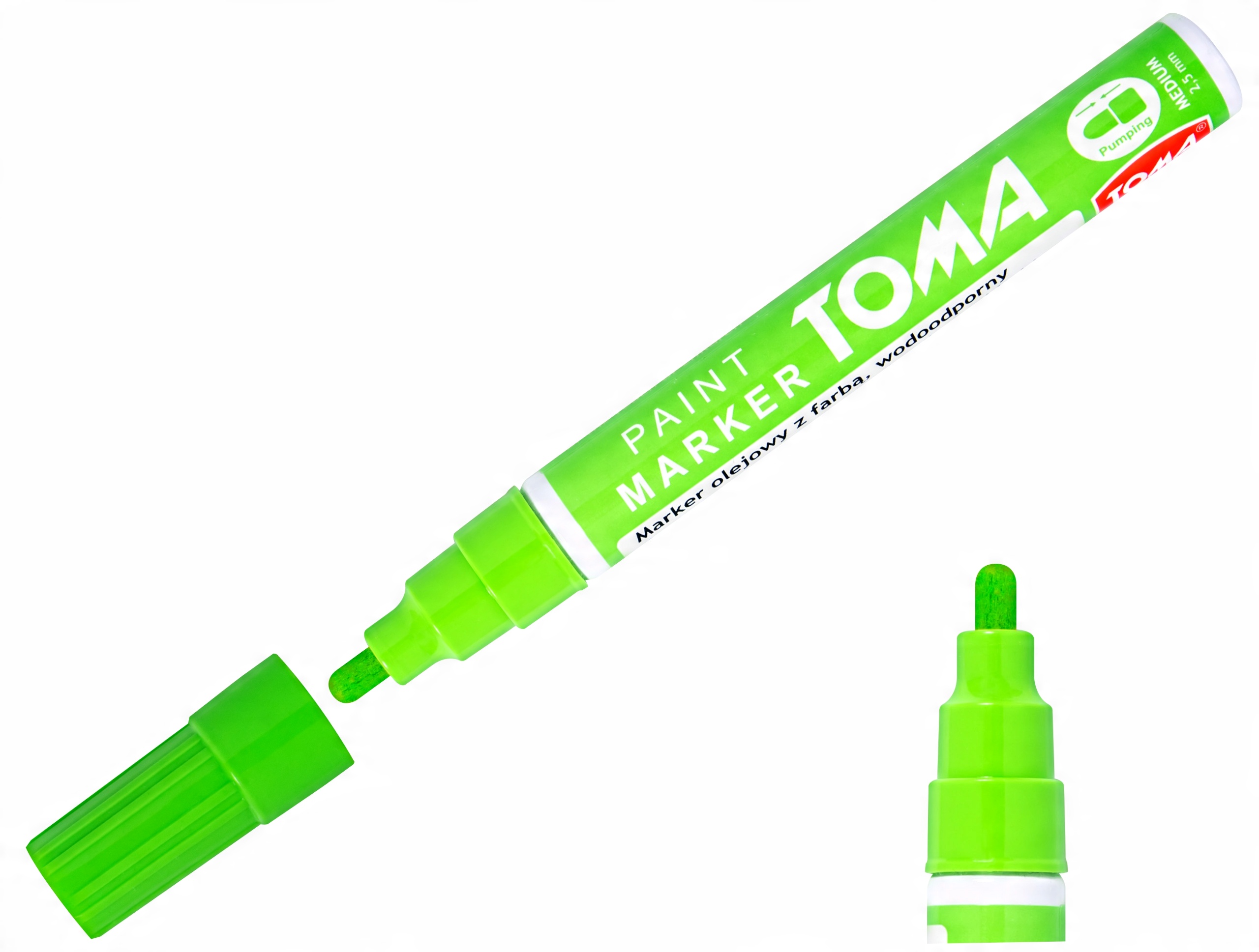 

Marker olejowy olejny Toma TO-440 jasnozielony