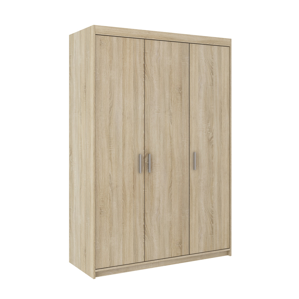 MEBLOŚCIANKA z SZAFĄ ZESTAW OSKAR meble do salonu Kolor mebla Biały