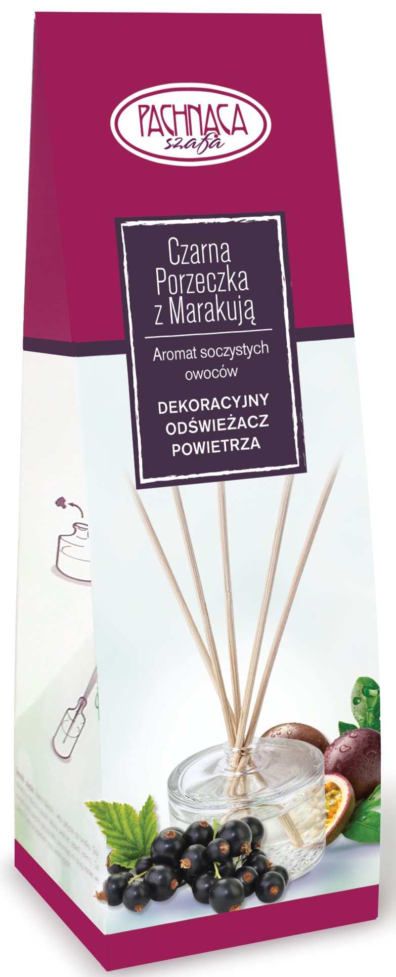 

Pachnąca Szafa odświeżacz czarna porzeczka marakuj