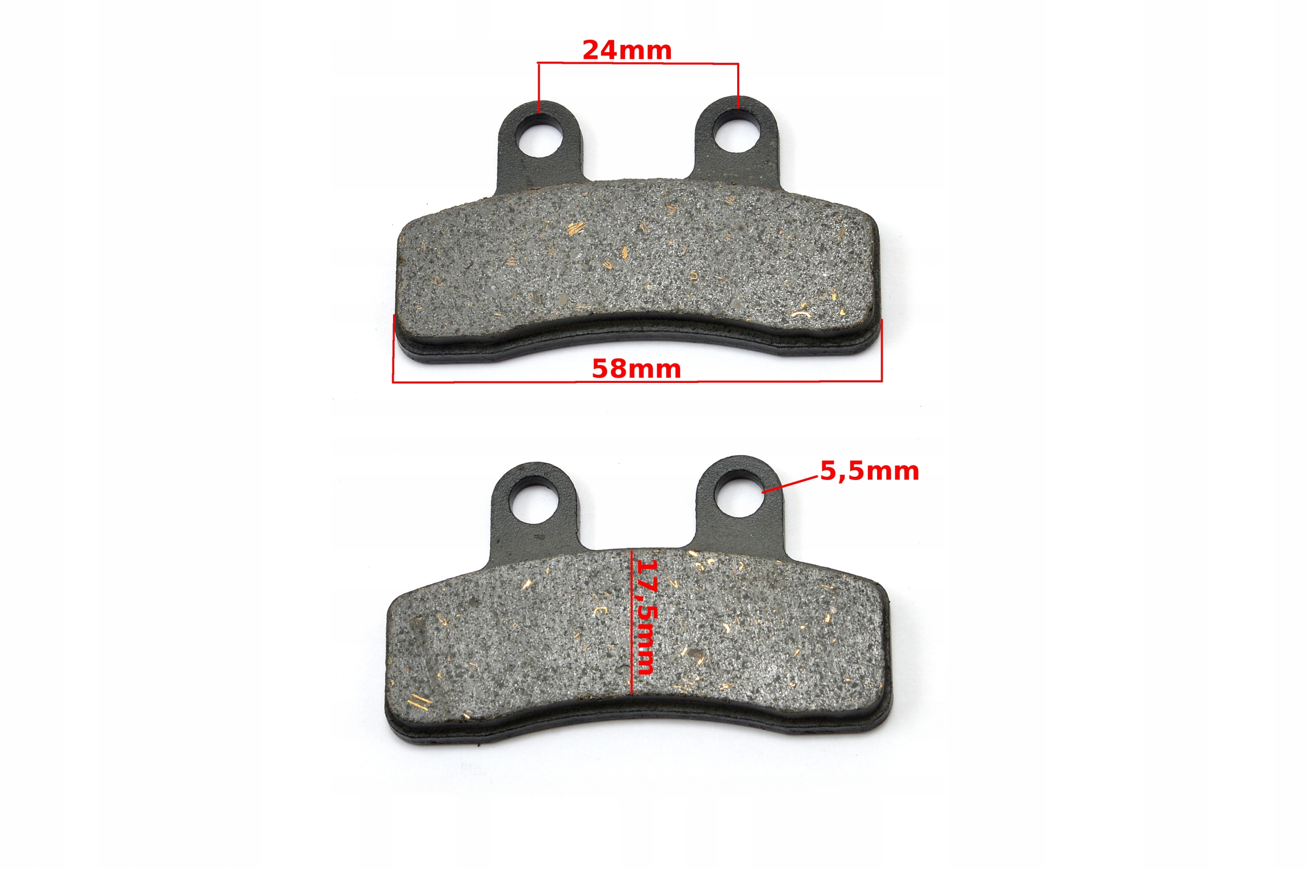 KLOCKI HAMULCOWE CROSS 4T 110 125 TYŁ TYLNE Producent Acme