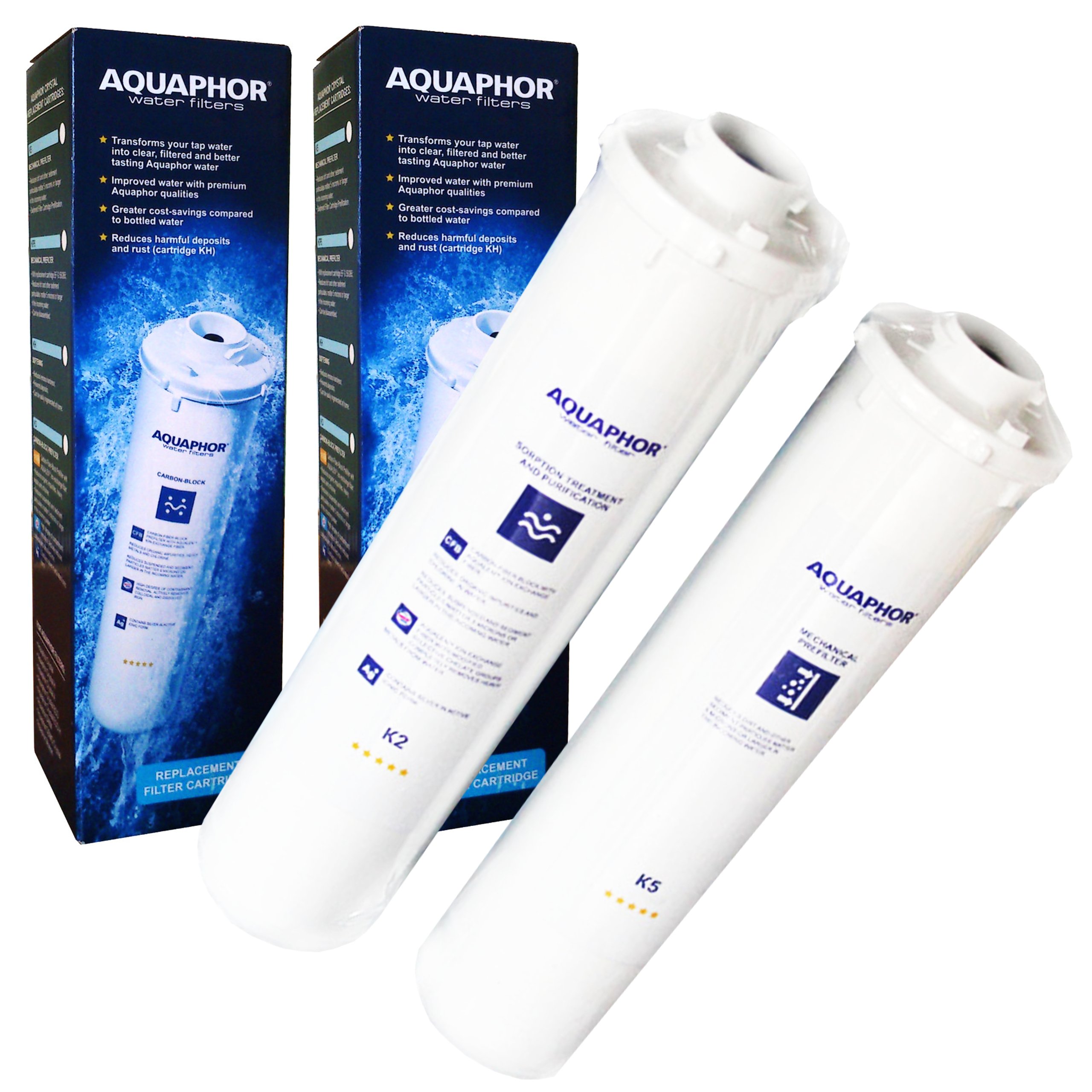 

K2, K5 Zestaw Wkładów Do Aquaphor Morion Osmoza Ro