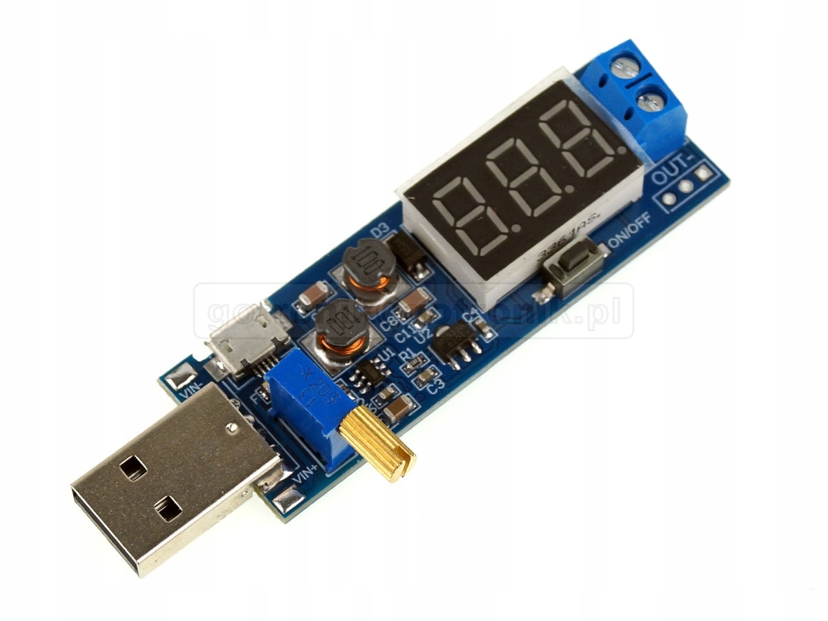 

Przetwornica podwyższająca woltomierz USB__BTE-667