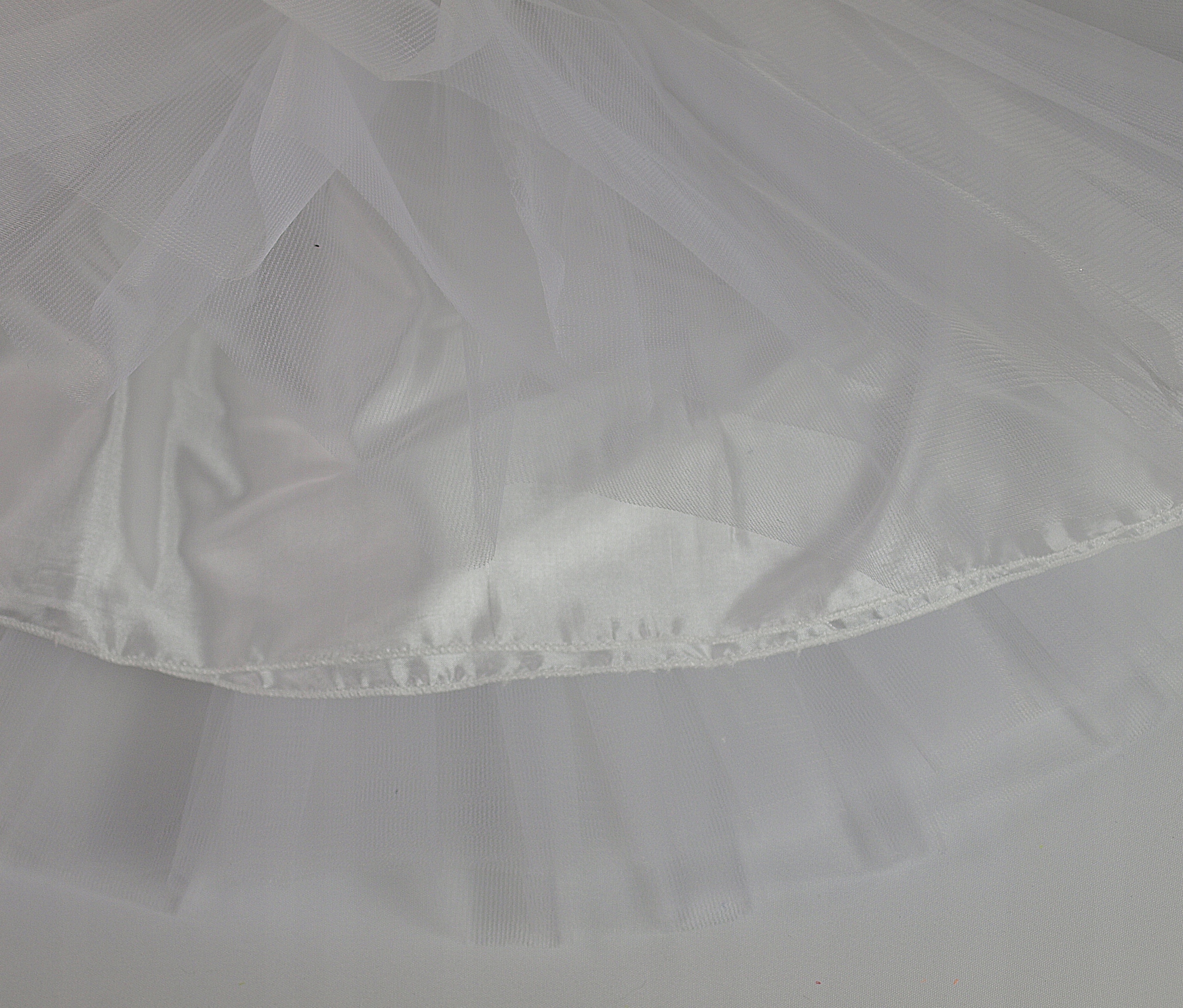 SPÓDNICZKA TIULOWA podszewką SPÓDNICA 40cm biała Marka inna