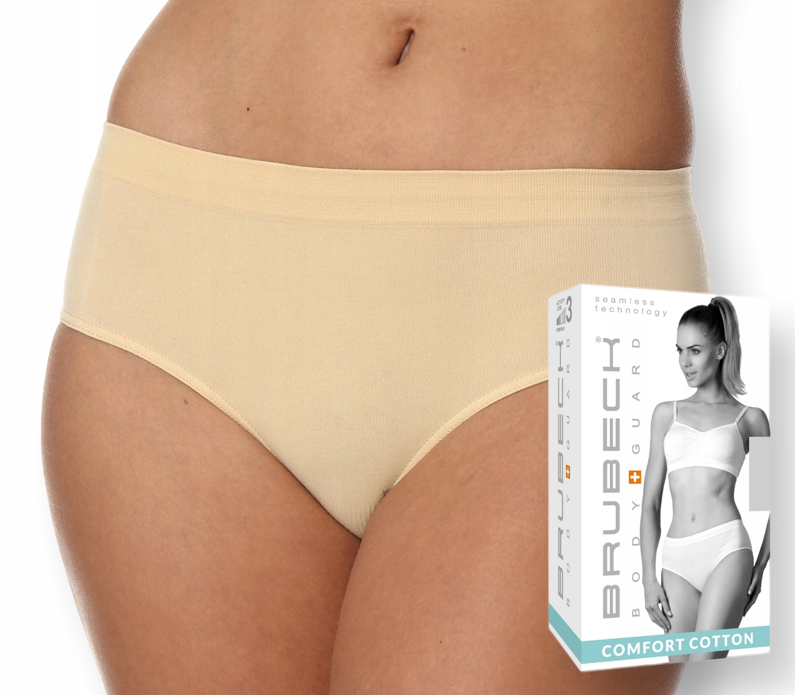 

Brubeck HI00090A Majtki damskie classic beż XXL
