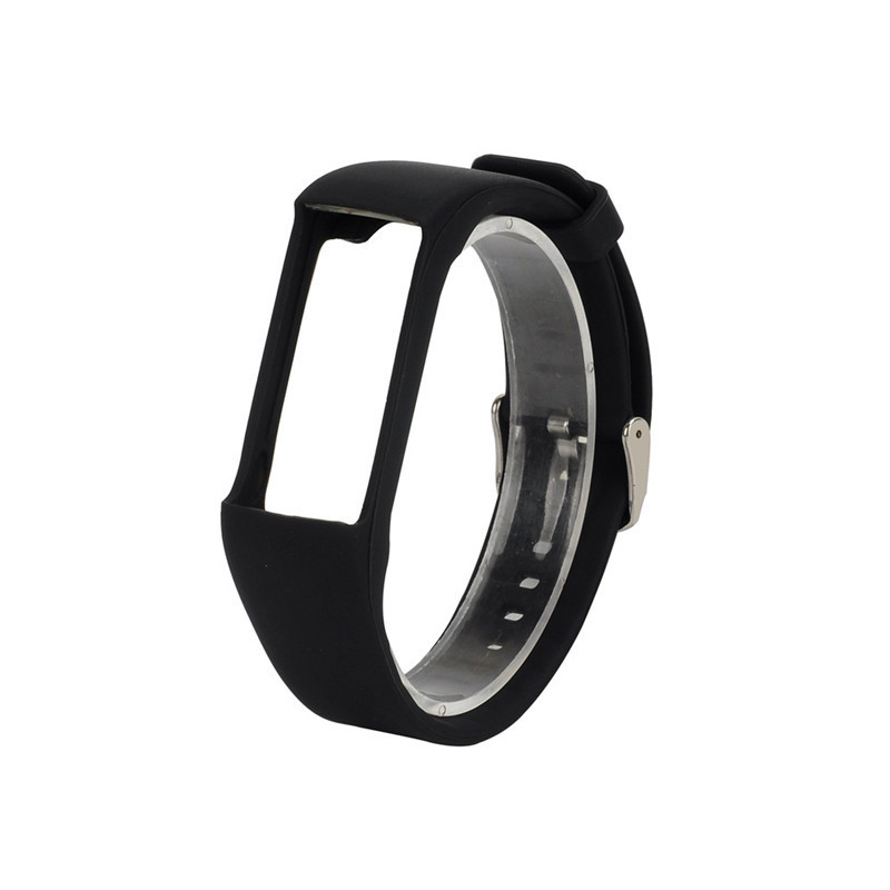 

Polar A360 A370 opaska pasek czarny black + Folia