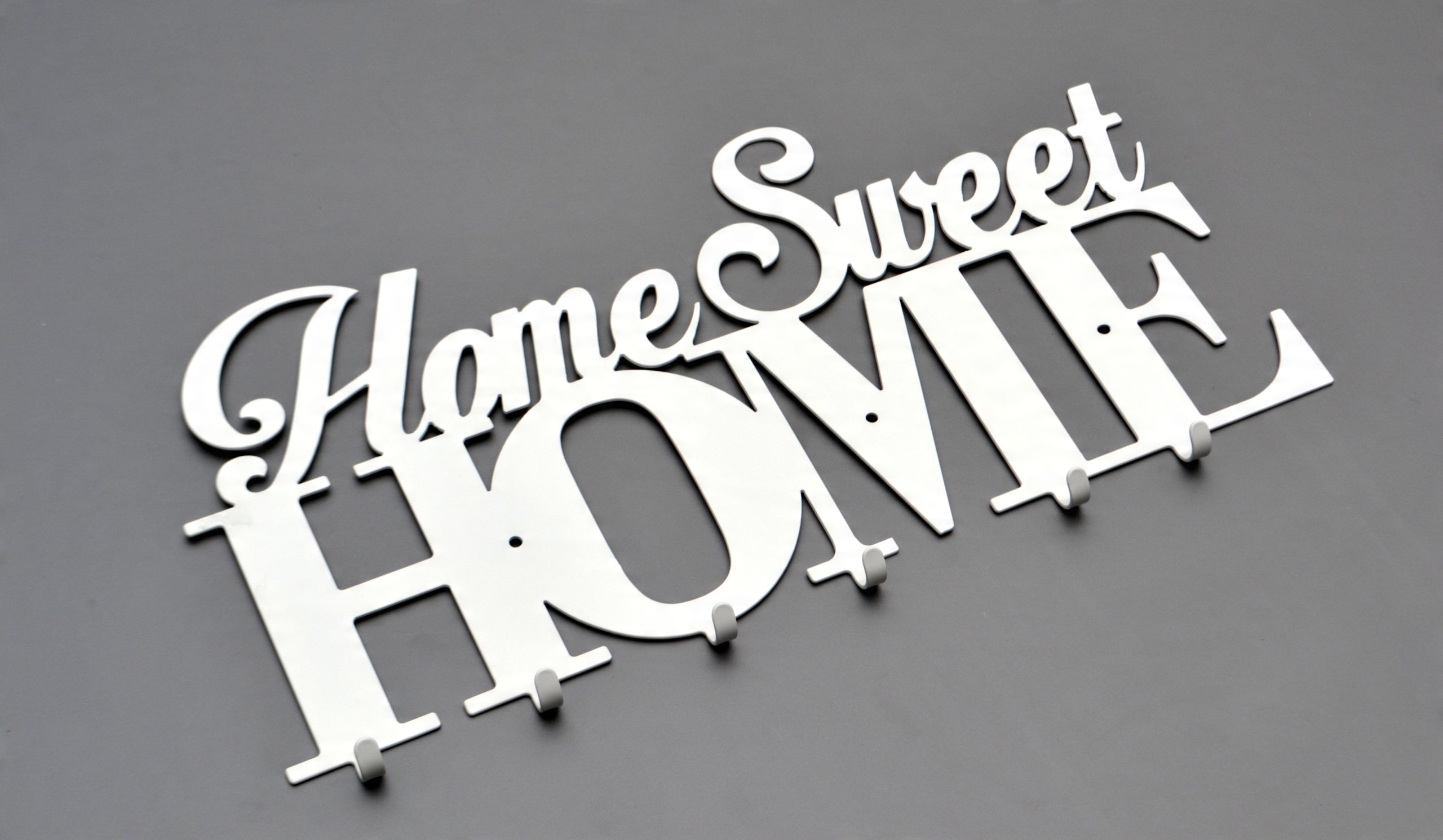 

Home Sweet Home #2 Biały Wieszak na ubrania 55cm