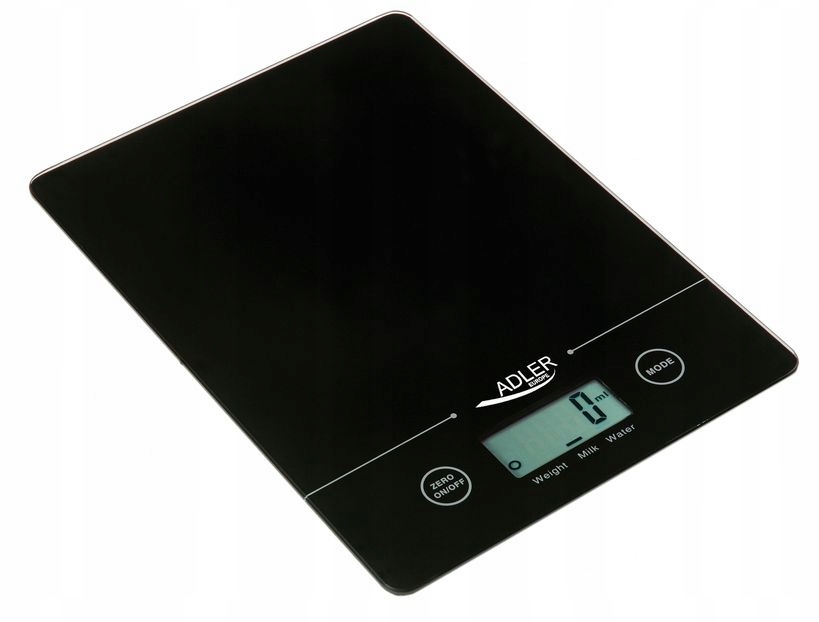 

Cienka Szklana Waga Kuchenna Z LCD Adler AD3138 B