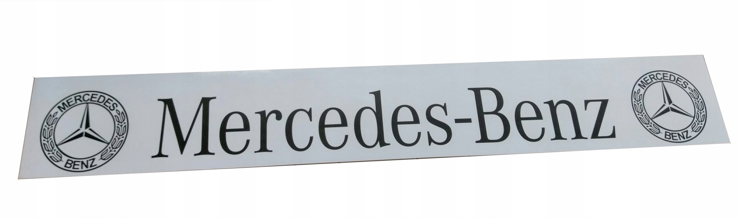 

Chlapacz naczepy przyczepy Biały nadruk Mercedes