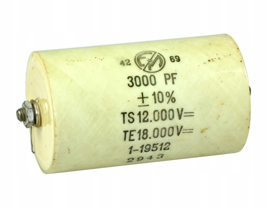 Olejový kondenzátor vysokého napätia 12kV 3000pF