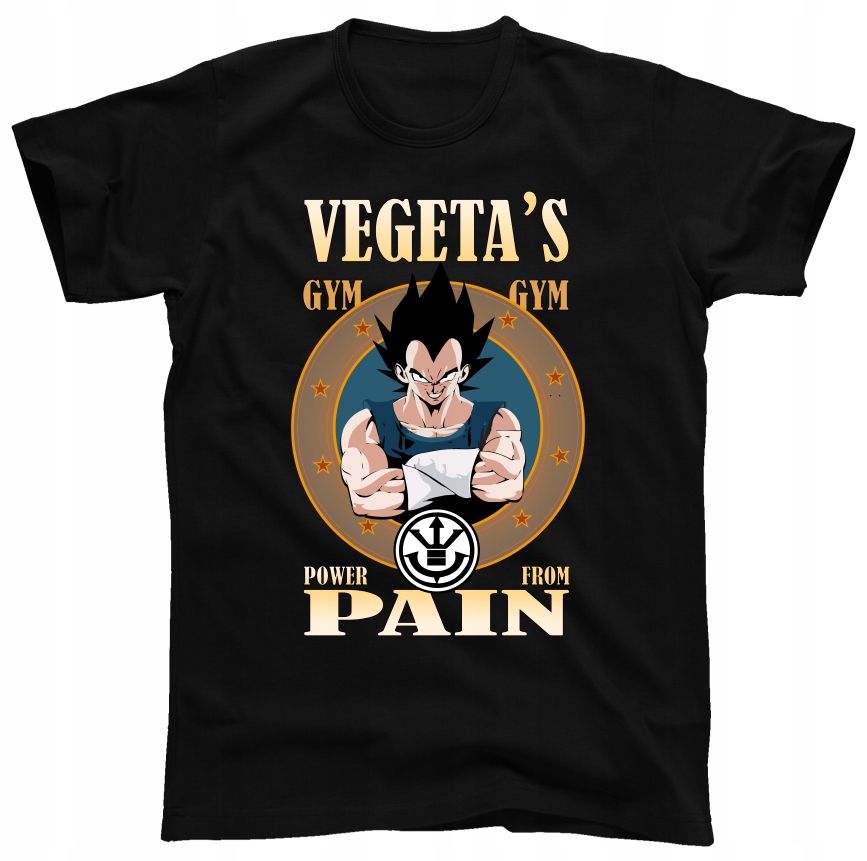 

Koszulka Dragon Ball Na Siłownie Vegeta XL