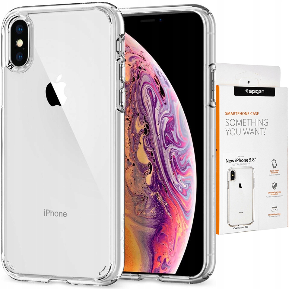 

Etui Spigen do iPhone X/Xs, pokrowiec, case Uh