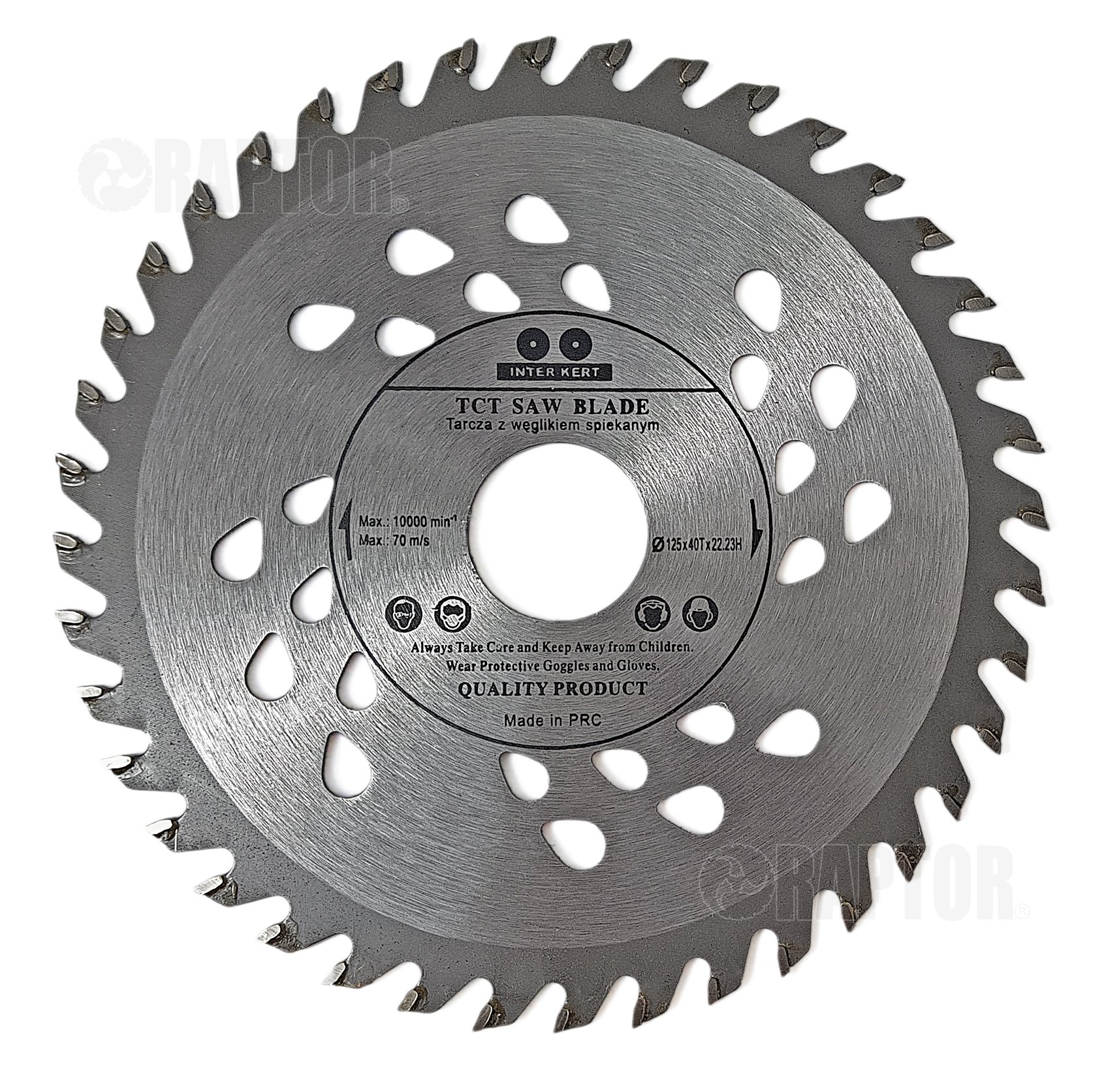 Tarcza widiowa do cięcia drewna widia 115 mm x 22,2 60T INTER-KERT