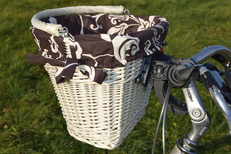Koszyk wiklinowy rowerowy click ROWER +wkład 16kol Marka Wiklinowe Cuda