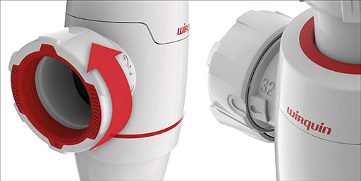 Syfon do zlewu NEO AIR sitko 115mm przelew prostok Kod producenta 30722195