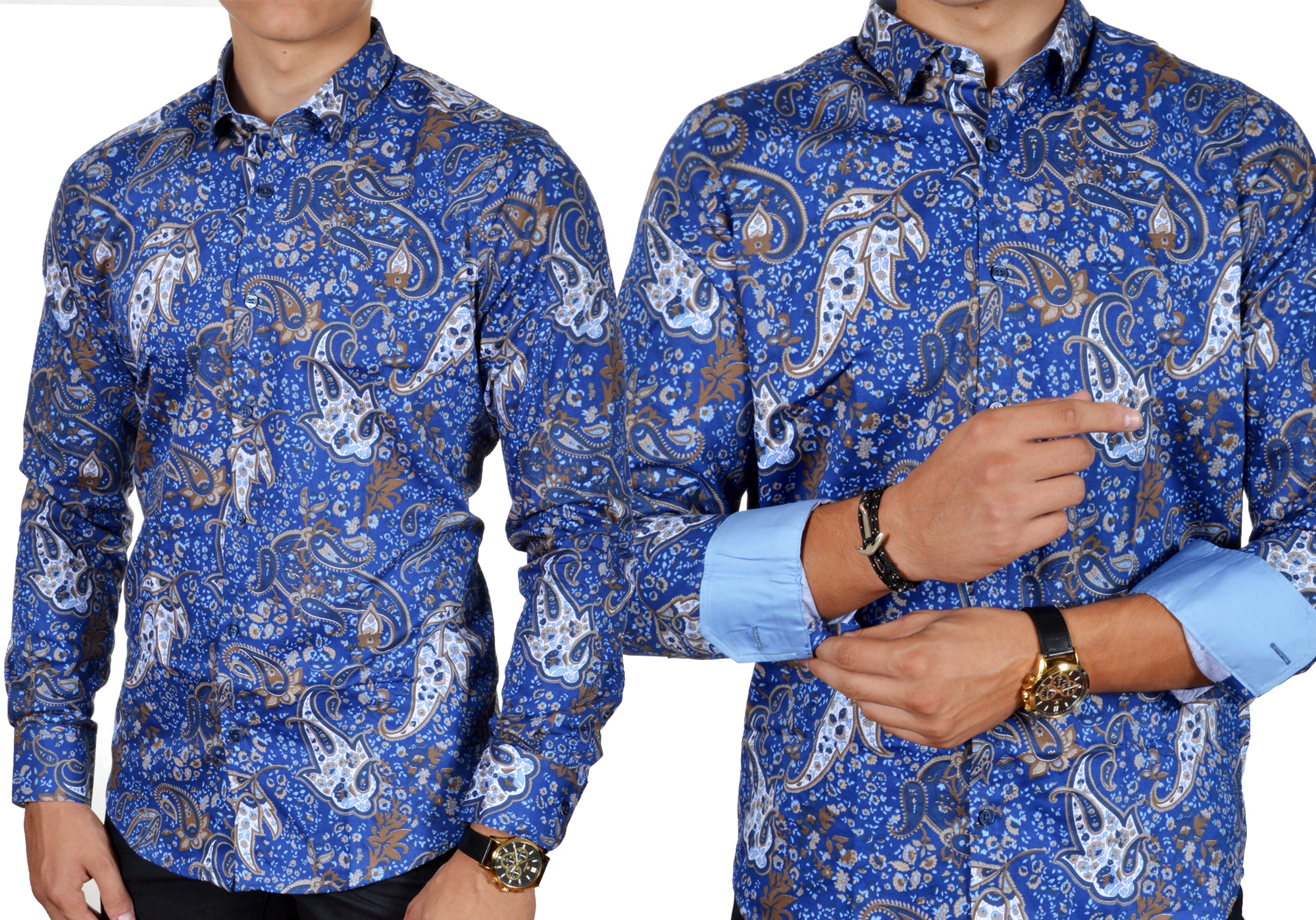 Pánská Elegantní košile Casual Mondo Paisley New