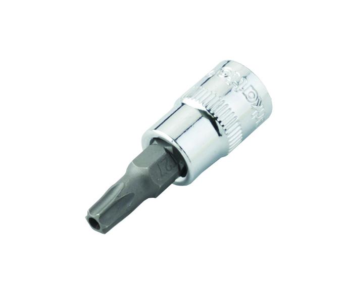 

Klucz nasadowy 1/4" bit Torx z otworem T30