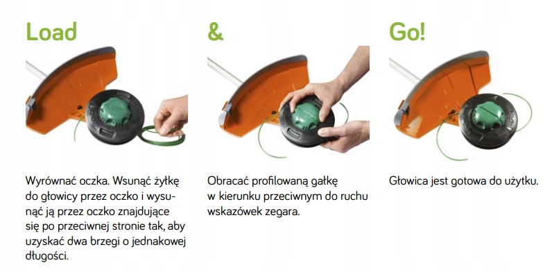 GŁOWICA ŻYŁKOWA Oleo-Mac LOAD&GO M10 130x3,0MM Marka Oleo-Mac