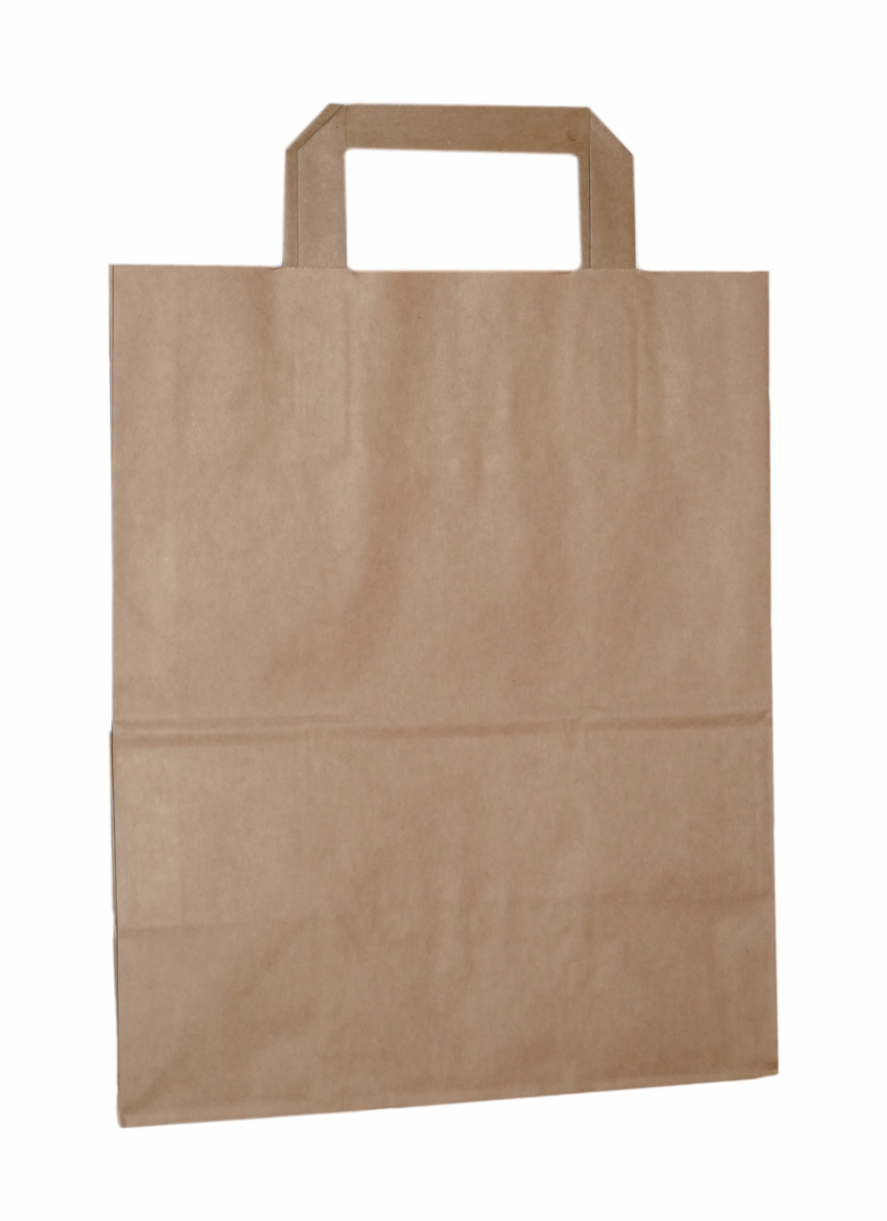 Torba papierowa Eko Brązowa Uchwyt Płaski 260x330x170 26x33x17 250szt.