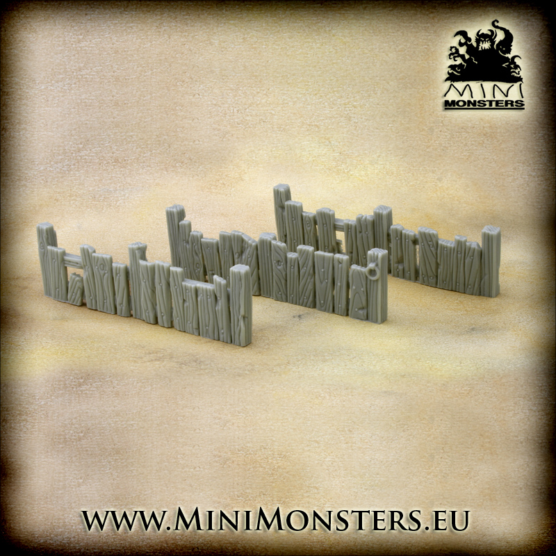 PŁOTKI 3 SZT. - ŻYWICA - WARHAMMER - dargo000