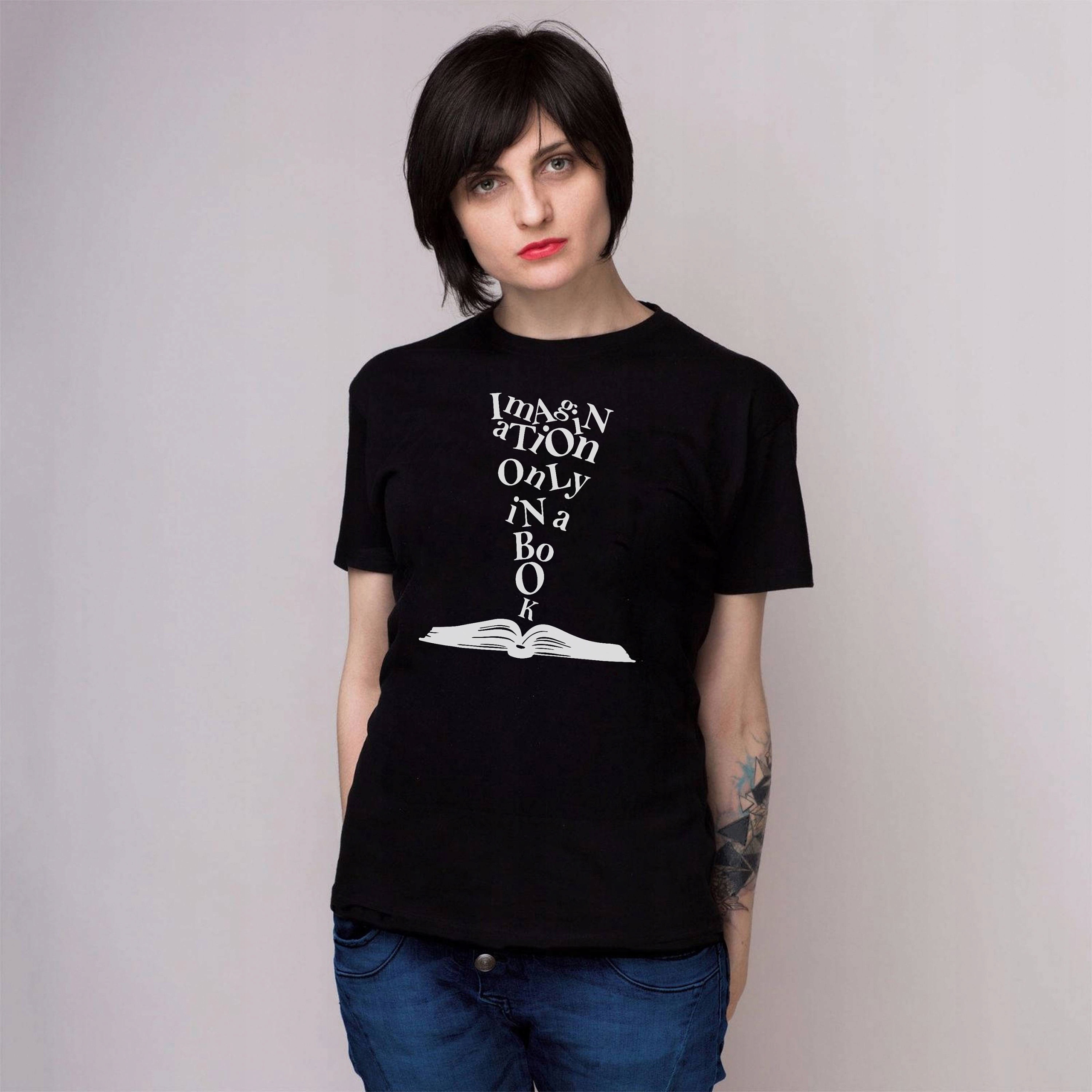 

Książka T-shirt Koszulka Damska z aplikacją S