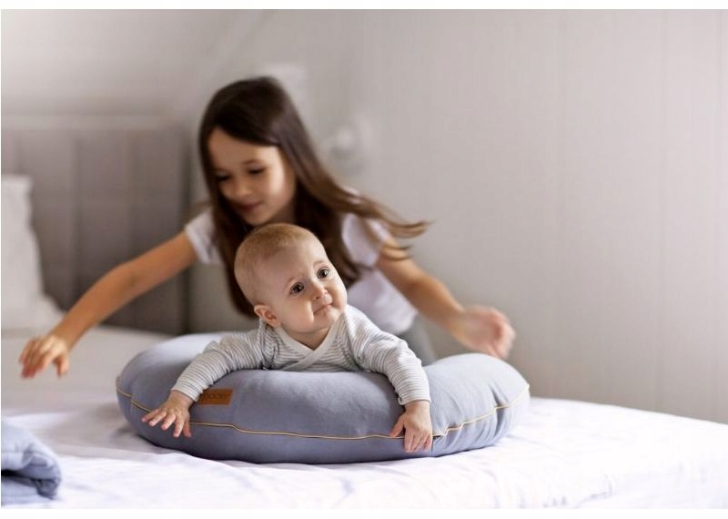 Poduszka do karmienia rogal Poofi Organic Miodowa Wypełnienie granulat poliestrowy