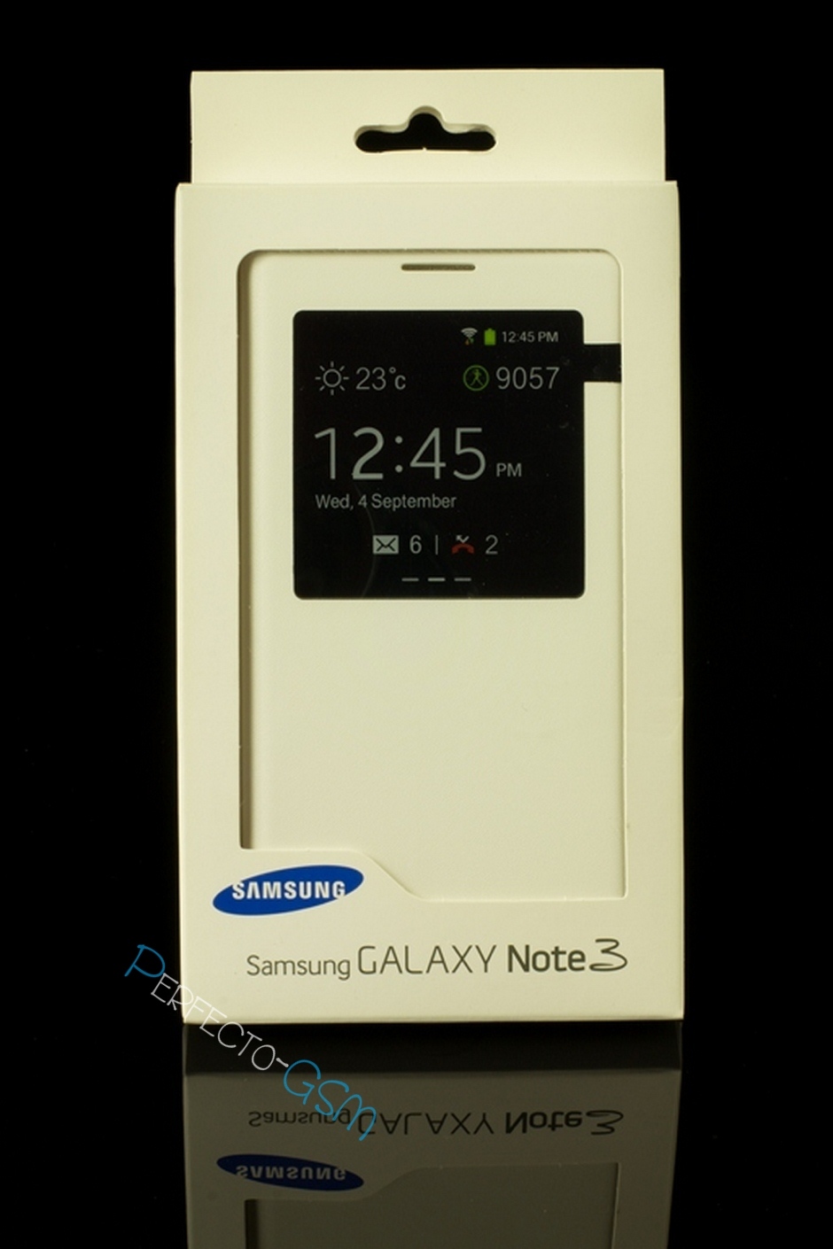 ORYG ETUI S View COVER FLIP SAMSUNG GALAXY Note 3 Kolor biały