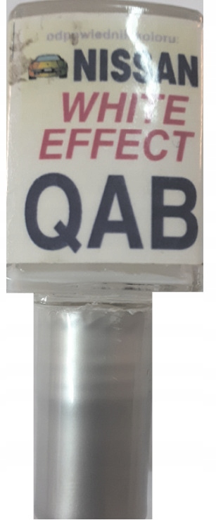 Zaprawka lakier do rys 10ml NISSAN QAB WHITE EFFECT