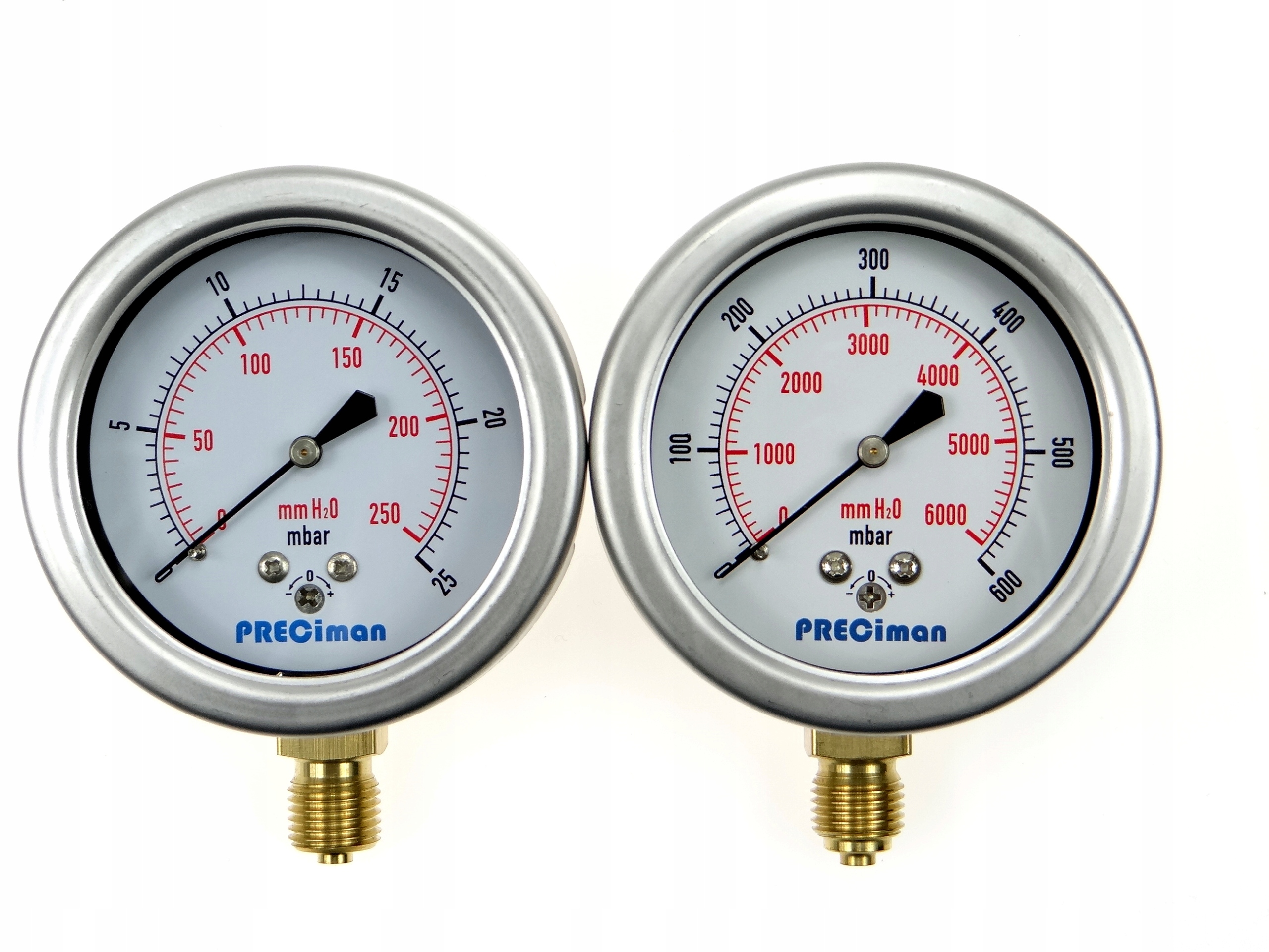 

Manometr 0-25-40-60-100-160-250-400-600 mbar 1/4''