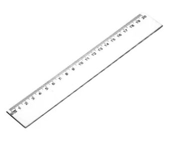 

Linijka szkolna i biurowa 20cm Przezroczysta 9903