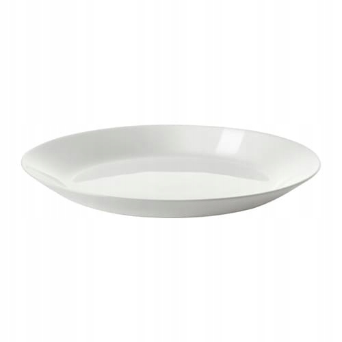 

Ikea Oftast talerz biały szkło Hartowane 25 cm