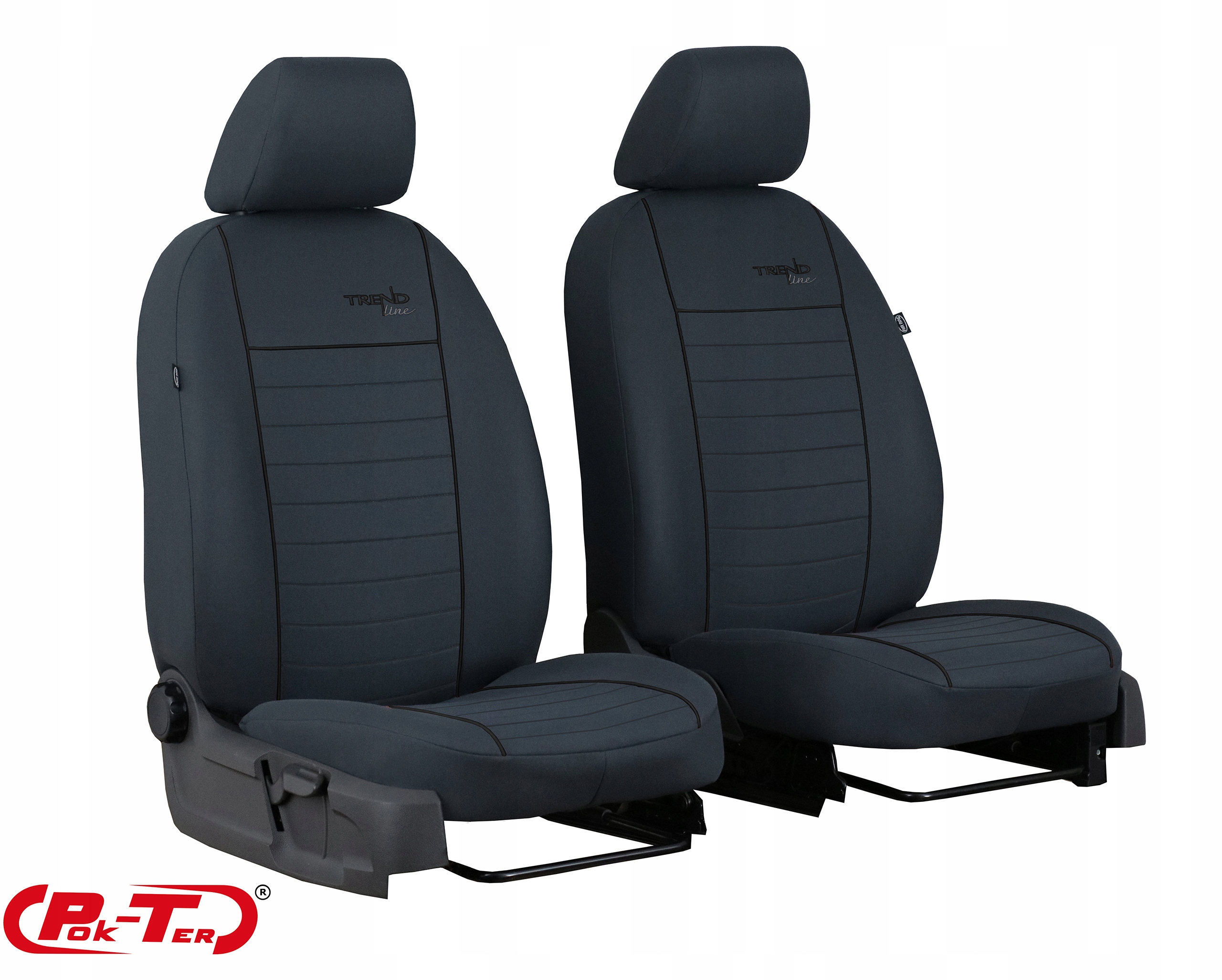 POKROWCE MIAROWE NA SIEDZENIA PRZEDNIE DO FORD TOURNEO CONNECT IV 5m Model Trend Line