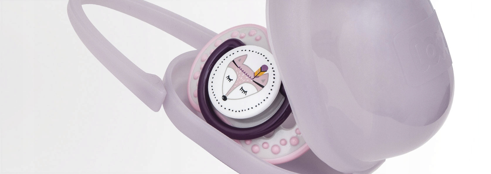 LOVI pojemnik ETUI na smoczek elastyczny zaczep Materiał plastik