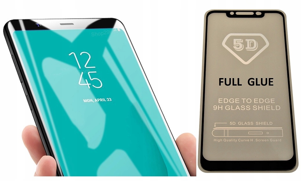 

Szkło 5D Full Glue 9H do Xiaomi Redmi Note 6 Pro