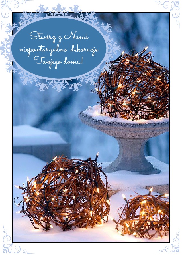 ŚWIĄTECZNA KULA WIKLINOWA ŚR. 30 CM Producent inna